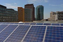 Photovoltaik-Anlage auf einem Dach